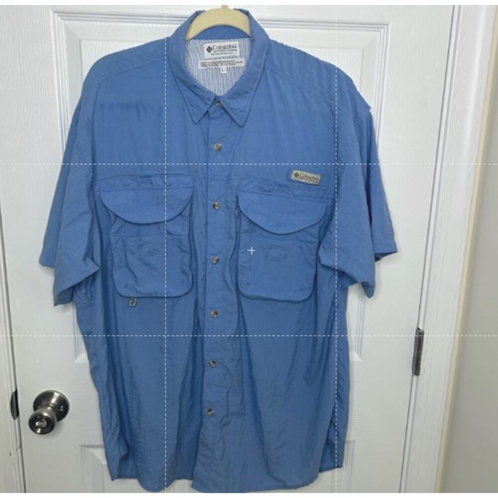 Columbia Sport Fishing Hiking Shirt Size Large vented